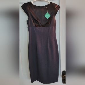The Limited grey & black Aline dress